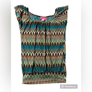 Out Of Order Sleveless Top Blouse Size Medium